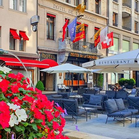 Hotel De La Cigogne Geneva Bagian luar foto