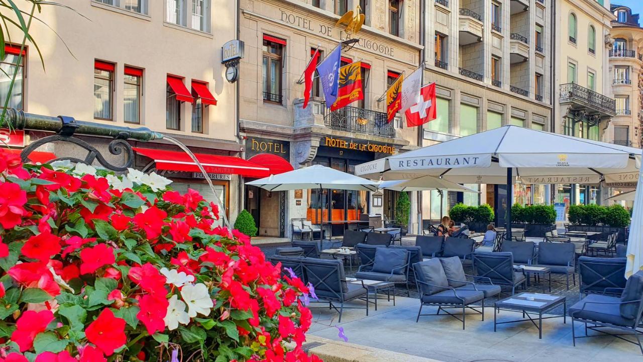 Hotel De La Cigogne Geneva Bagian luar foto