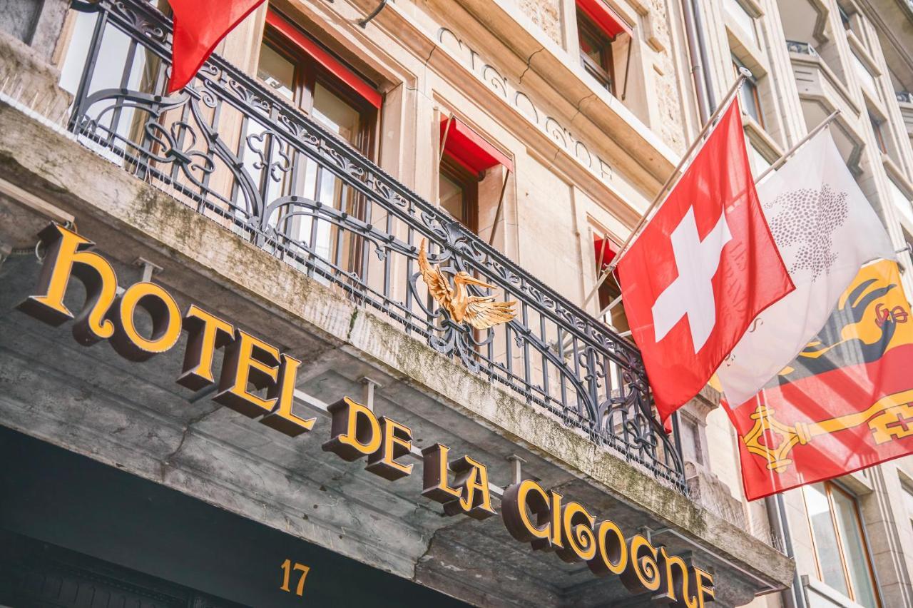 Hotel De La Cigogne Geneva Bagian luar foto