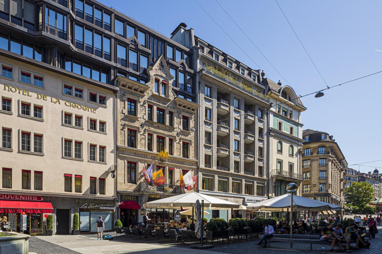 Hotel De La Cigogne Geneva Bagian luar foto